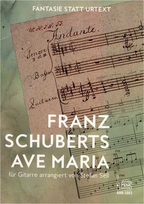 Acoustic Music Books - Schubert Ave Maria Gitarre