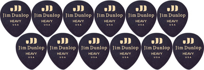 Dunlop - Celluloid Teardrop Heavy BK