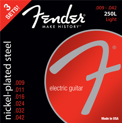 Fender - 250L-3-packs Guitar Strings