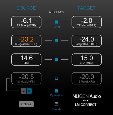 Nugen Audio - LM-Correct 2 DynApt Extension