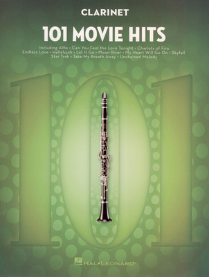 Hal Leonard - 101 Movie Hits for Clarinet