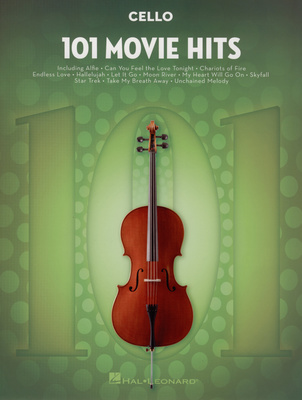 Hal Leonard - 101 Movie Hits for Cello