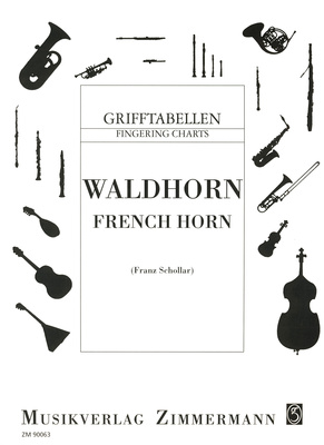 Zimmermann Verlag - Grifftabelle Waldhorn
