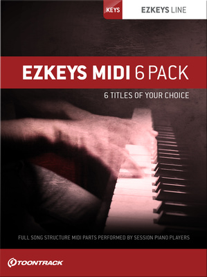 Toontrack - EZkeys Midi 6 Pack