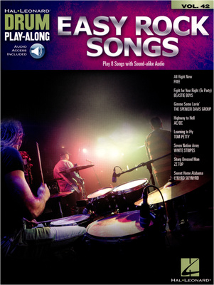 Hal Leonard - Drum Play-Along Easy Rock