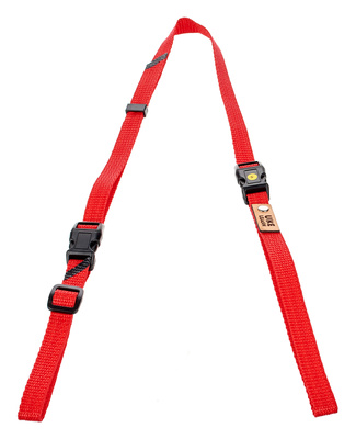 Uke Leash - Half Strap Red-Orange Small