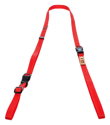 Uke Leash - Half Strap Red-Orange Large