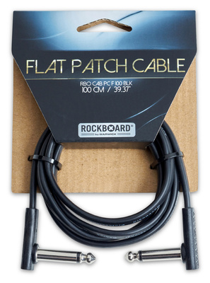 Rockboard - Flat Patch Cable Black 100 cm
