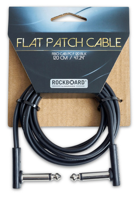 Rockboard - Flat Patch Cable Black 120 cm