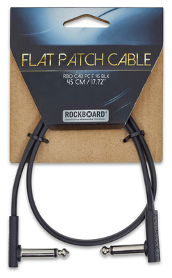 Rockboard - Flat Patch Cable Black 45 cm