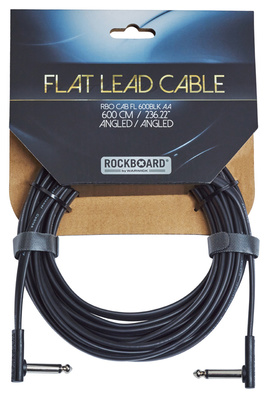 Rockboard - Flat Lead Cable 600cm A/A blk