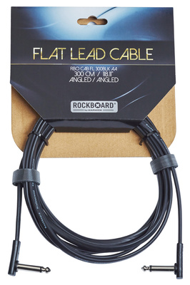 Rockboard - Flat Lead Cable 300cm A/A blk