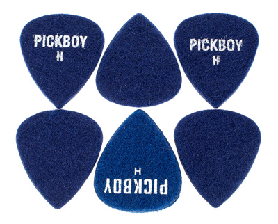 Pickboy - Felt Raindrop Blue Hard Pick S