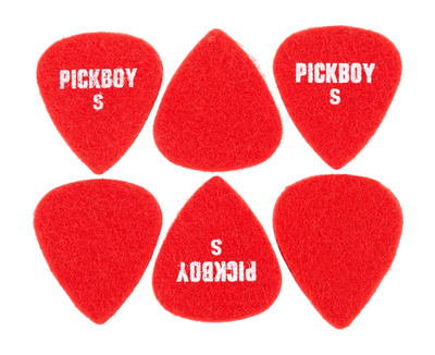 Pickboy - Felt Raindrop Red Soft Pick S