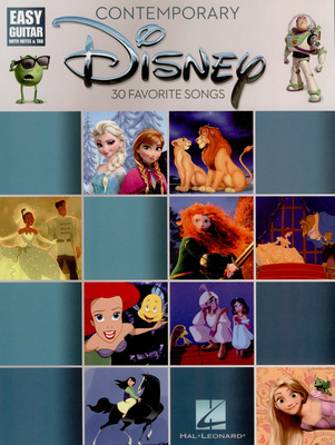 Hal Leonard - Contemporary Disney Easy Guit