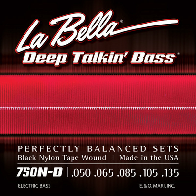 La Bella - 750N-B Black Nylon L