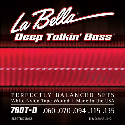 La Bella - 760T-B White Nylon Tape MED