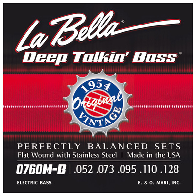 La Bella - 0760M-B Deep Talkin Bass