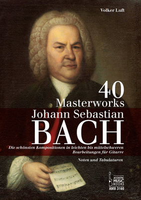 Acoustic Music Books - 40 Masterworks J.S.Bach