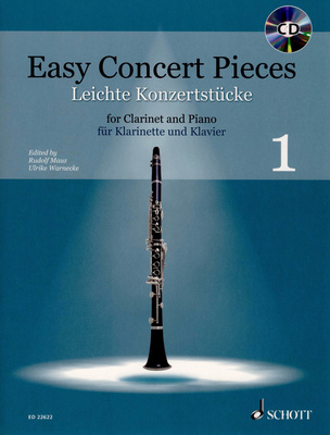 Schott - Easy Concert Pieces Clarinet 1