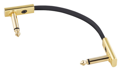 Rockboard - Flat Patch Cable Gold 10 cm