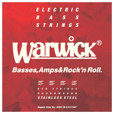 Warwick - Red Strings 8 M 017/40-045/100