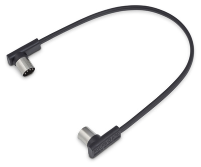 Rockboard - Flat MIDI Cable 30cm Black
