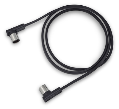 Rockboard - Flat MIDI Cable 100cm Black