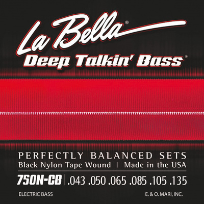 La Bella - 750N-CB Black Nylon Tape