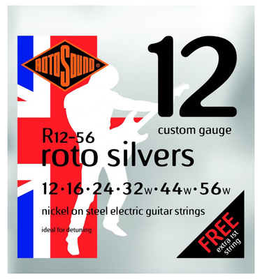 Rotosound - Silvers 12-56 Nickel Strings