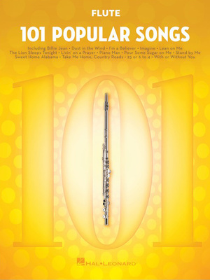Hal Leonard - 101 Popular Songs Flute