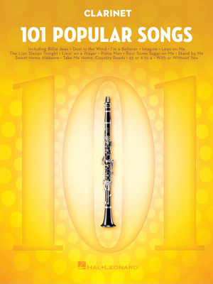 Hal Leonard - 101 Popular Songs Clarinet