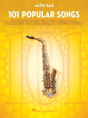 Hal Leonard - 101 Popular Songs Alto Sax