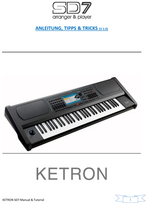 Ketron - SD 7 Praxis Handbuch