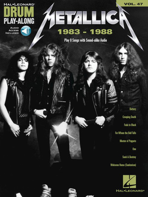 Hal Leonard - Drum Play-Along Metallica 1983