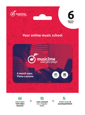 music2me - Piano - 6 Months Access
