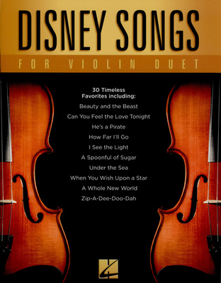 Hal Leonard - Disney Songs For Violin Duet