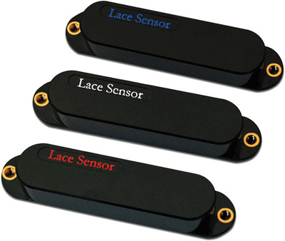 Lace Pickups - Sensor Pack Red/Silver/Blue BK