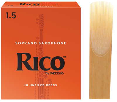 DAddario Woodwinds - Rico Soprano Saxophone 1.5