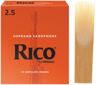 DAddario Woodwinds - Rico Soprano Saxophone 2.5