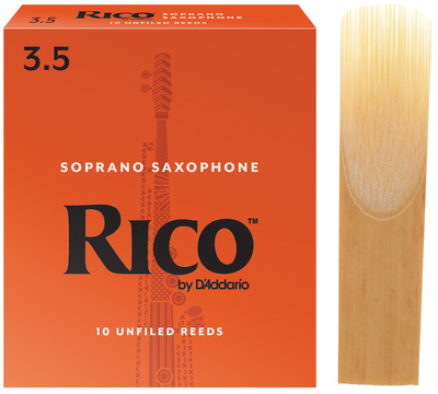 DAddario Woodwinds - Rico Soprano Saxophone 3.5