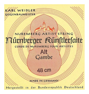 Weidler - Tenor Viola da Gamba A String
