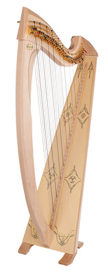 Salvi - Una Deluxe Lever Harp Natural