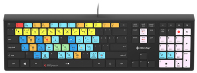 Editors Keys - Backlit Keyboard Cubase WIN DE