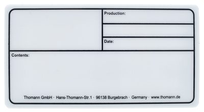 Stairville - Tourlabel 150x80mm White