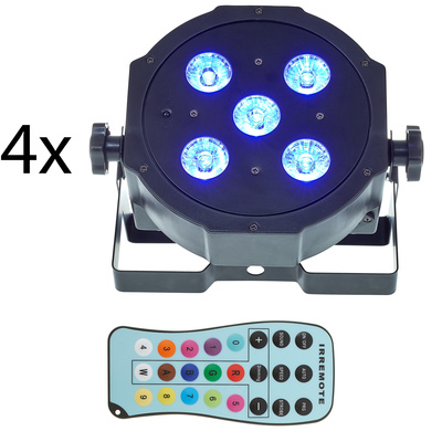 Fun Generation - SePar Quad LED RGB UV Bundle 4