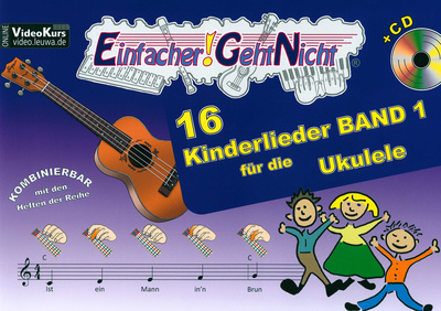 LeuWa-Verlag - 16 Kinderlieder Ukulele 1