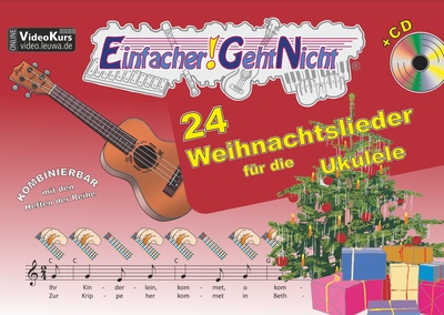 LeuWa-Verlag - 24 Weihnachtslieder Ukulele