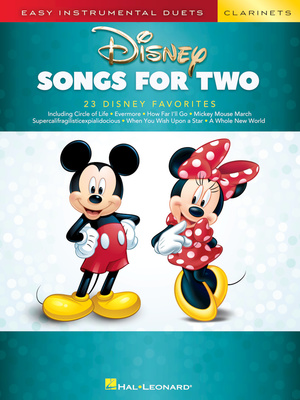 Hal Leonard - Disney Songs For Two Clarinet