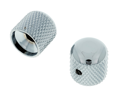 Allparts - Metal Dome Knobs Chrome